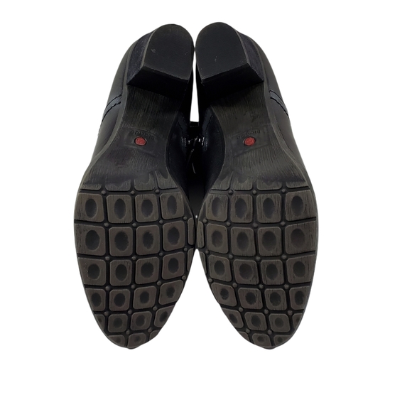 Blondo Frederika Leather Boots Black and Gray Aqua Protect Womens Size 10 - Picture 9 of 11